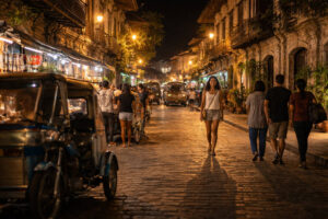 How To Get Around Vigan Late Night Safety In Vigan Choosing Well Lit Waiting Spots