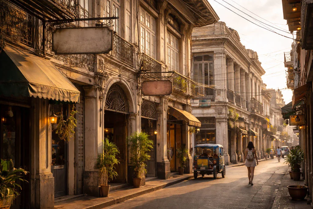 Iloilo City itinerary 3 days walk along Calle Real heritage street buildings in Iloilo City