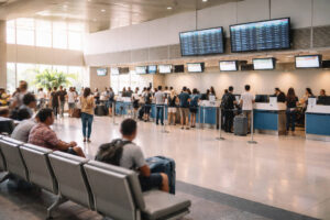 Airport departures context for Iloilo City to Boracay flight planning