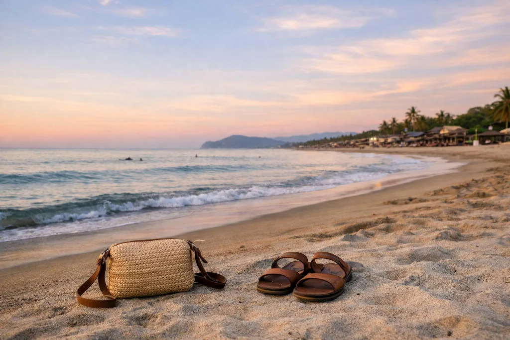 Calm shoreline in San Juan La Union for La Union Itinerary 7 Days planning