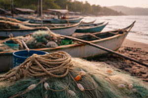 Pundaquit San Antonio Zambales fishing boats and nets close detail, Photography Spots In Zambales