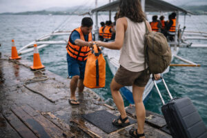 Romblon travel tips for light luggage on Romblon boat transfers and island hopping