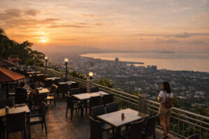 Hilltop viewpoint in Davao City for a sunset dinner plan, sunset spots in Davao City