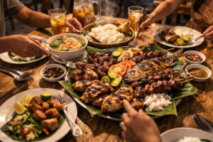 Food Platter in Cebu restaurants when deciding what to eat in Mactan