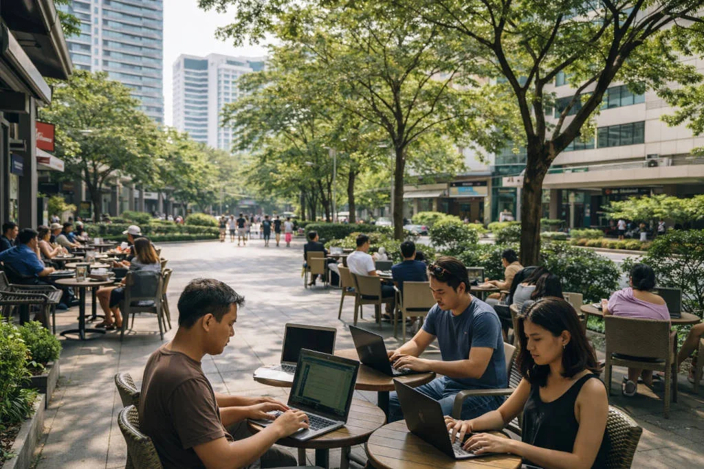 Cebu IT Park In Lahug With Cafes And Easy Pickups For where to stay in Cebu City