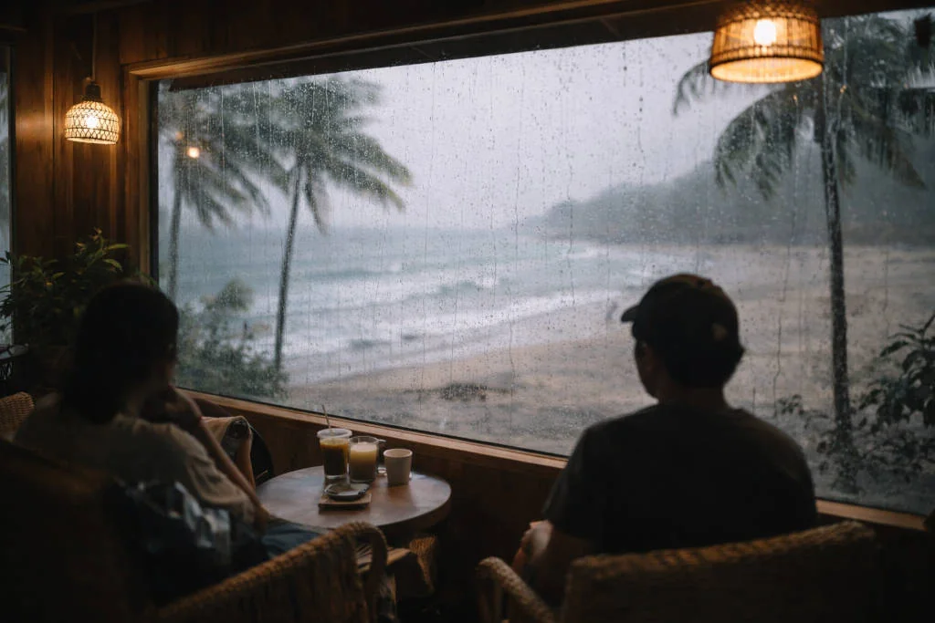 Rainy-day buffer plan visual for Zambales itinerary 3 days in bad weather