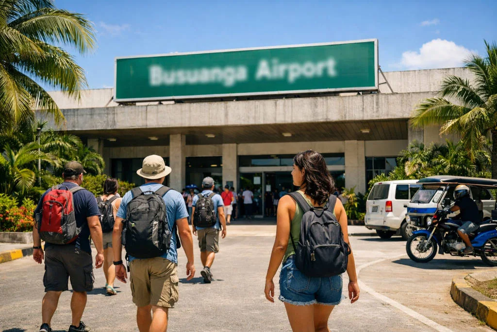 Arrival At Busuanga Airport For Cebu City To Coron