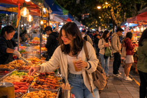 Baguio Nightlife At Harrison Road Night Market - Food Options