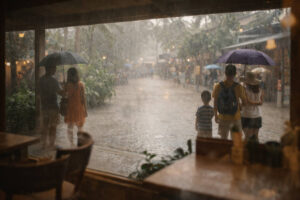 Boracay rainy day short shower backup plan for Boracay with Kids