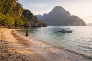 El Nido Tours A B C D relaxed beach stop often seen on Tour D