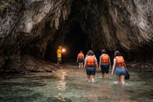 El Nido Tours A B C D cave stop example commonly associated with Tour B