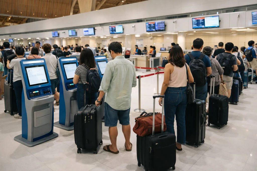 Cebu City To Boracay planning moment showing Domestic Flight Check-In Buffer At Mactan-Cebu International Airport