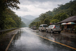 Weather delays can affect Clark to Baler travel time