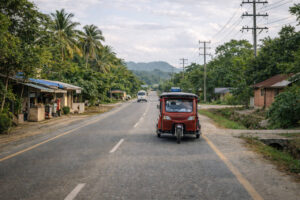 Short road transfer from Lio Airport to El Nido Town for el nido airport to town