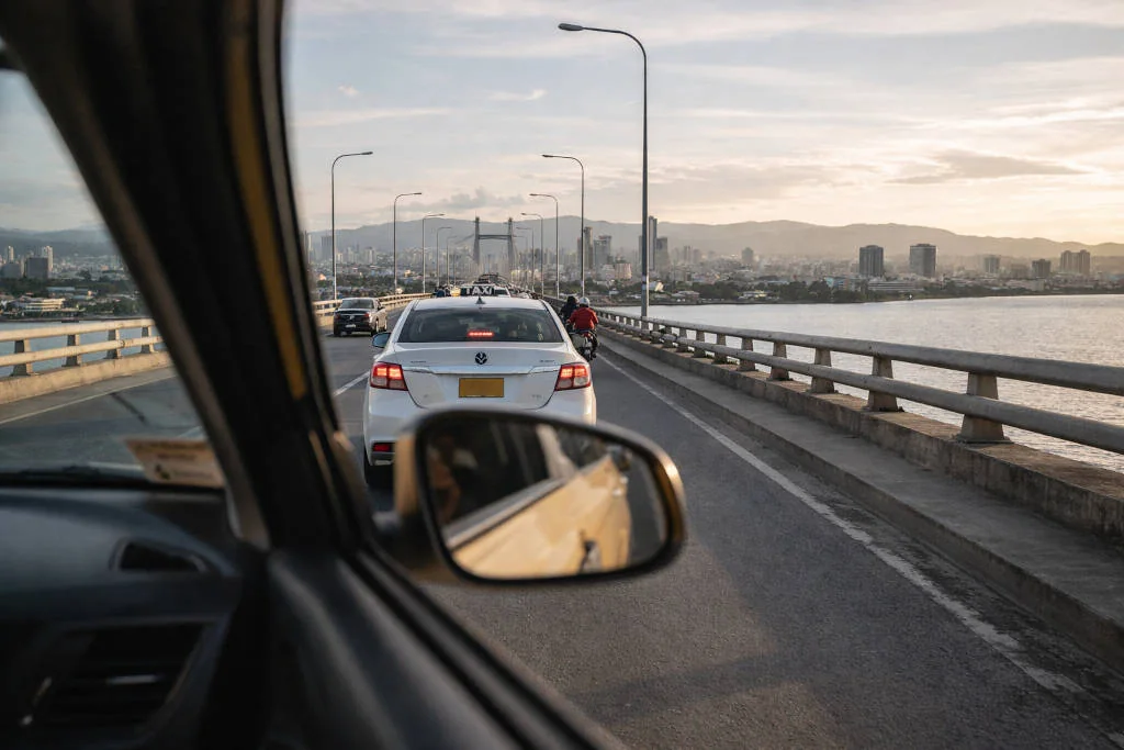 Typical transfer view in Mactan for a Mactan Travel Guide