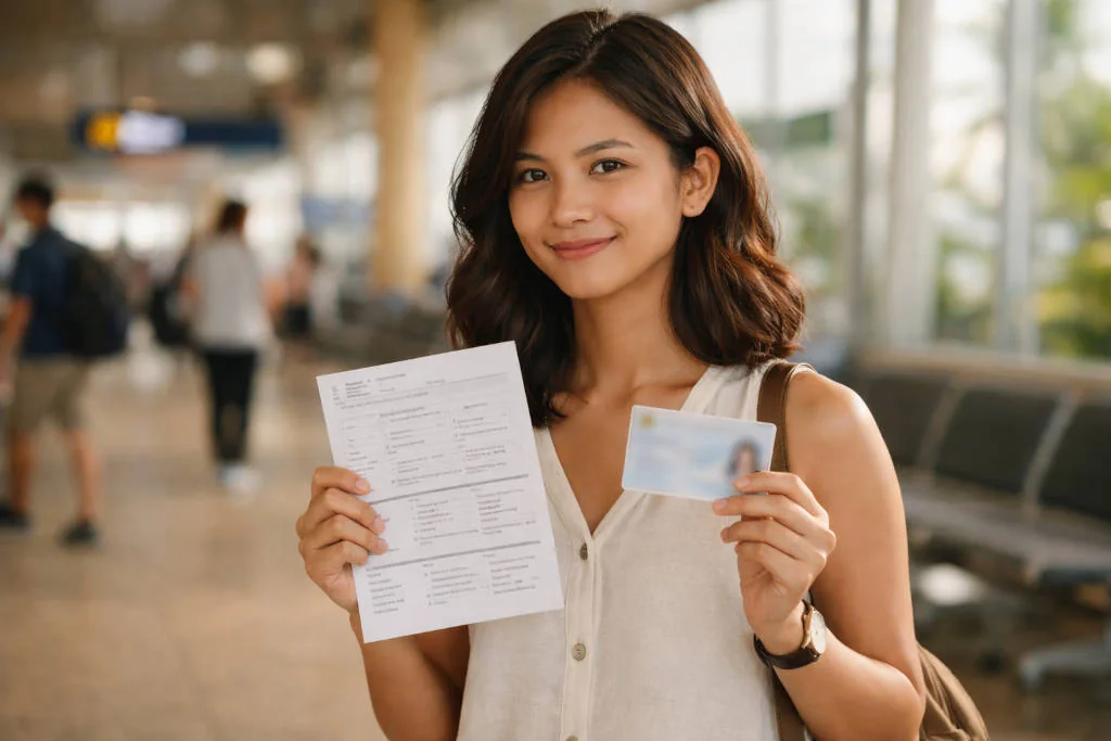 Mika Ready With Printed Tickets And Valid ID For A Low-Stress Cebu City To Coron Trip
