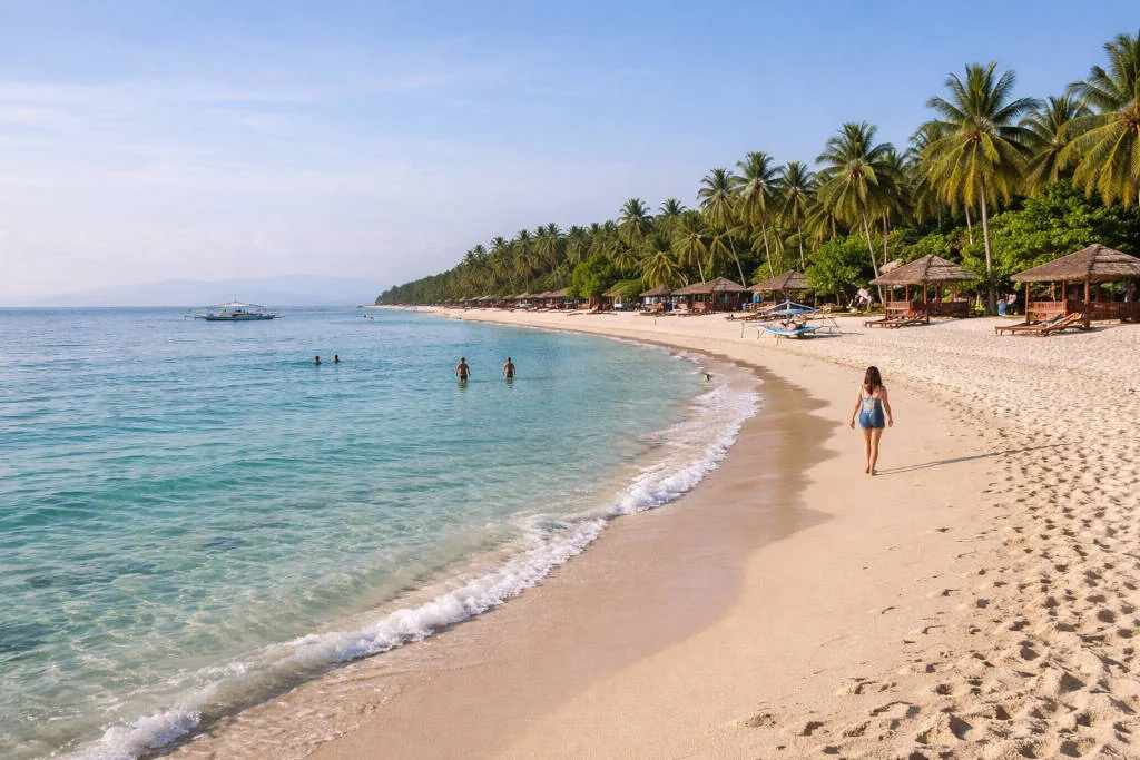 Basdaku White Beach In Saavedra Moalboal Day Trip In A Moalboal itinerary 7 days