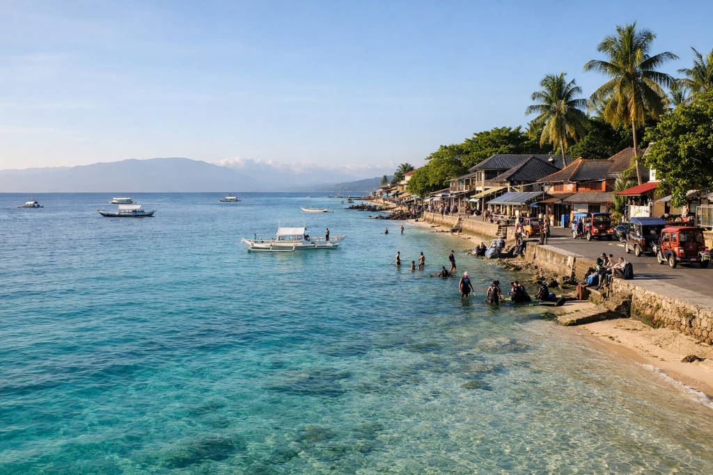 Panagsama Beach In Moalboal Cebu Base For A Moalboal itinerary 7 days
