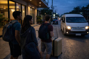 early morning pickup for a Puerto Princesa day tour