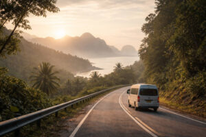 Morning journey from Puerto Princesa to Underground River via Sabang