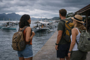 Weather changes in Coron can affect tours and rebooking decisions in scams in Coron planning