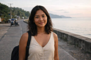 Mika enjoying a quiet stop during a four-day Sorsogon route