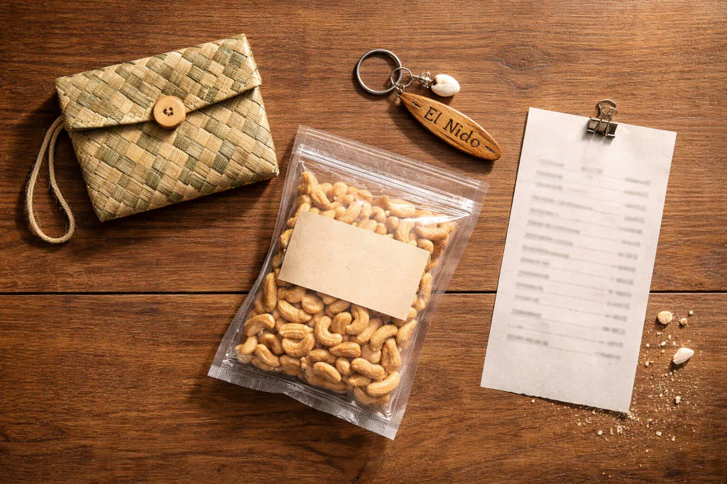 Tidy flat-lay of El Nido pasalubong for Souvenir Shopping in El Nido