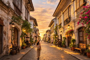 Vigan Itinerary 4 Days Calle Crisologo early morning