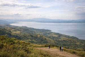Laguna de Bay view from Windmill Farm Pililla