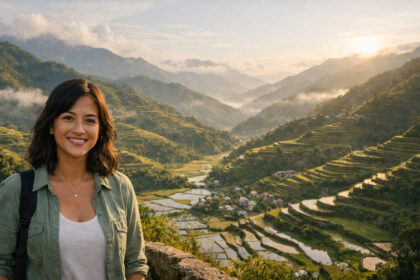 Banaue travel guide view of the Banaue Rice Terraces under soft mountain light