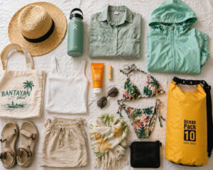 Packing essentials for Bantayan Island across dry, hot, and wet months