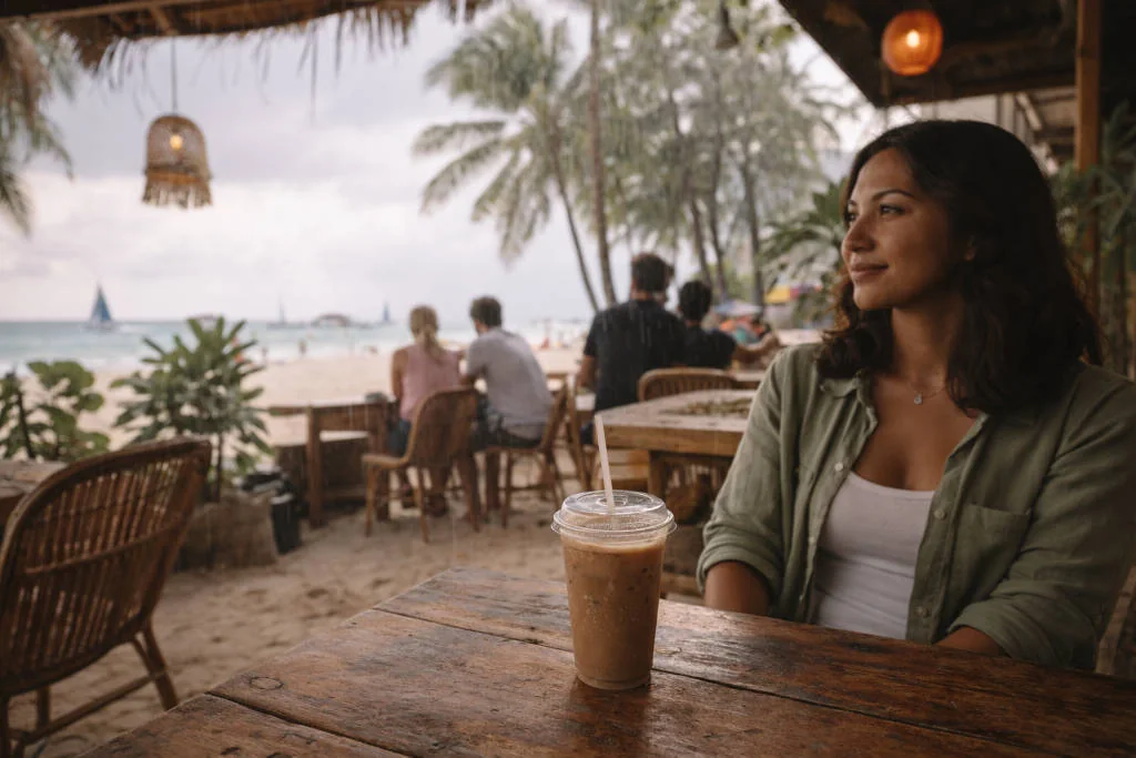 Shaded backup stop for a Boracay itinerary 4 days rainy-day or rest plan