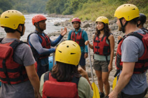 Whitewater rafting prep in Cagayan de Oro