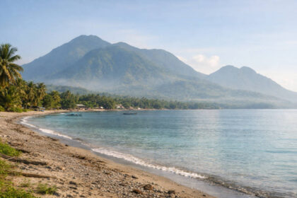 Wide coastal view in Camiguin for a camiguin travel guide