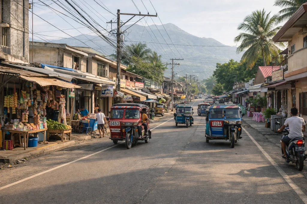 Central Camiguin town area for a short island stay