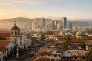 Cebu City skyline and heritage-facing urban view for cebu city itinerary 4 days