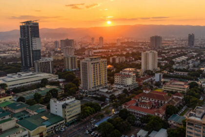 Cebu City skyline at golden hour for a cebu city itinerary 7 days