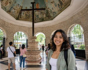 Cebu City with Kids at Magellan’s Cross on a short shaded visit