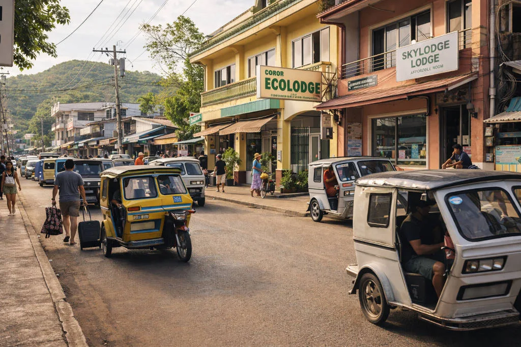 Base in Coron Town Proper for a low-friction short stay