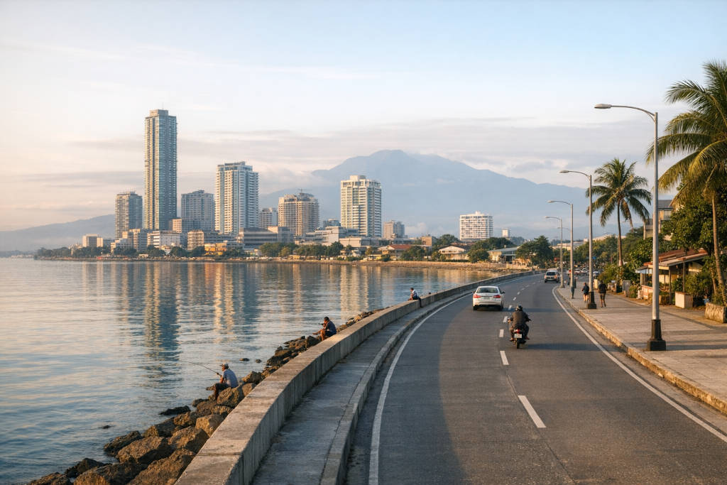 Calm Davao City morning view for a Davao City itinerary 3 days