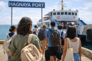 Ferry transfer from Hagnaya Port to Santa Fe for a Bantayan Island itinerary 3 days trip