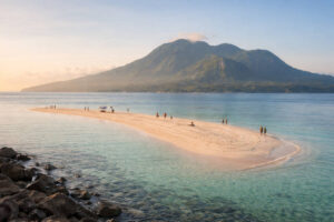 White Island in soft morning light for how many days in Camiguin planning