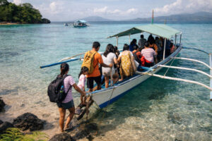 Matnog boat transfer scene for planning how many days in Sorsogon
