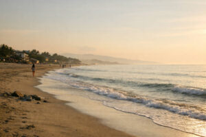 San Juan shoreline in soft morning light for a La Union itinerary 3 days plan
