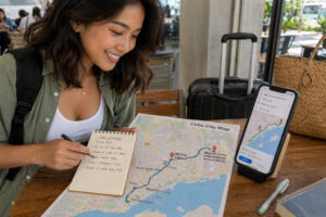 Airport to Cebu City route planning from MCIA