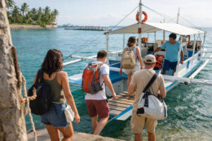 Morning boat departure for a 3-day Mactan trip
