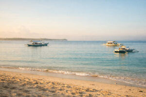 Calm morning shoreline in Mactan for a Mactan itinerary 3 days