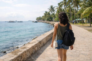 Relaxed shoreline walk in Mactan on Day 1