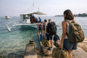 Malapascua Itinerary 3 Days arrival scene for travelers reaching Malapascua from Maya