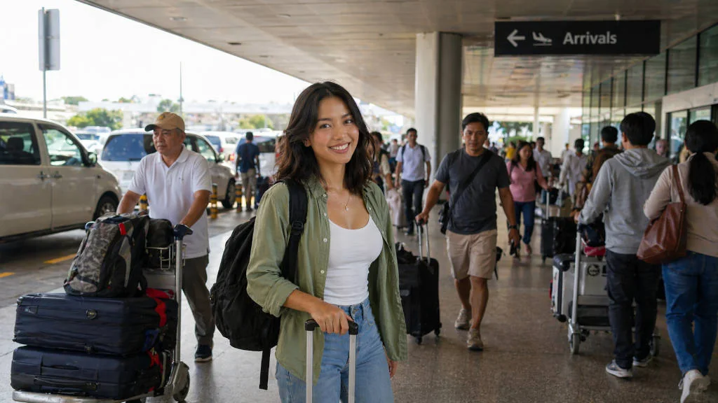 Airport arrival after a Manila to Cebu City trip